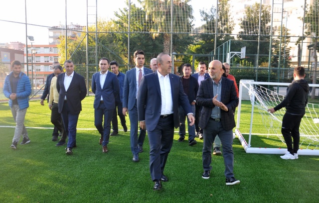 Mevlüt Çavuşoğlu Alanyaspor'u Ziyaret Etti 14