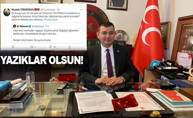 Türkdoğan’dan Babacan’a tepki: Yazıklar olsun!