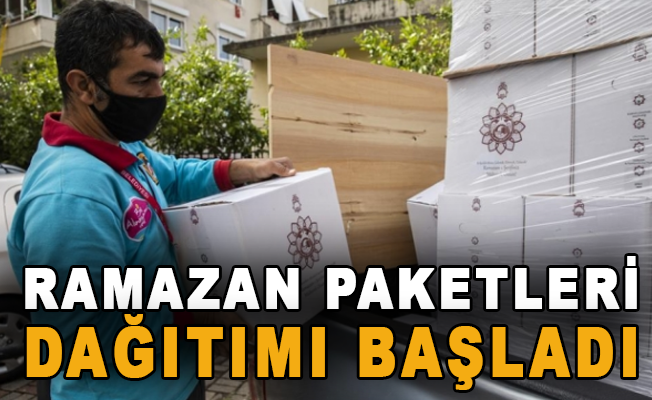 Ramazan paketleri dağıtımı başladı