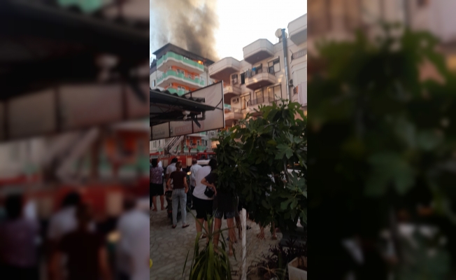 Alanya'da otelde yangını