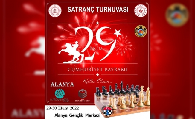 29 Ekim Cumhuriyet Bayramı satranç turnuvası