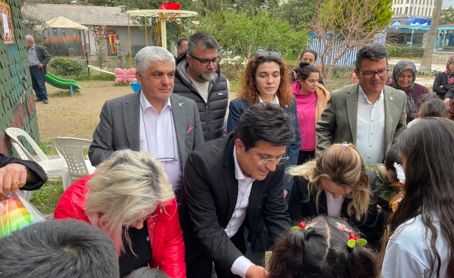 İYİ Parti en sonunda Alanya’da Depremzede Çocukları Hatırladı