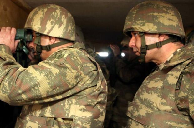 Azerbaycan ordusundan cephe hattında tatbikat