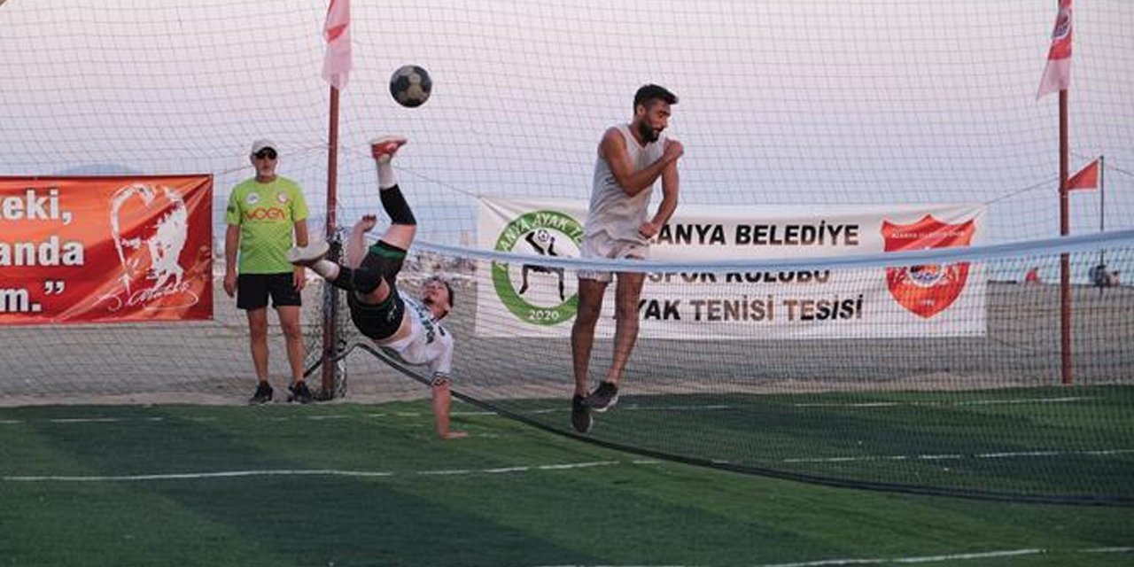 Alanya'da geleneksel Ayak Tenisi Türkiye Kupası heyecanı! Alanya Belediyespor şampiyon