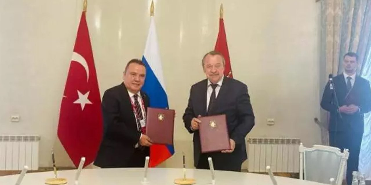 Başkan Böcek'ten dev anlaşma! Moskova'yla işbirliği protokolü imzaladı
