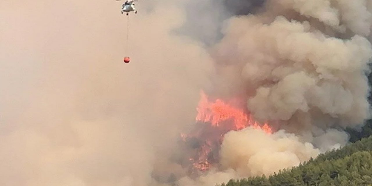 Alanya'da orman yangınında kısmi kontrol sağlandı