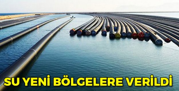 Türkiye’den Gelen Su Yeni Bölgelere Verildi