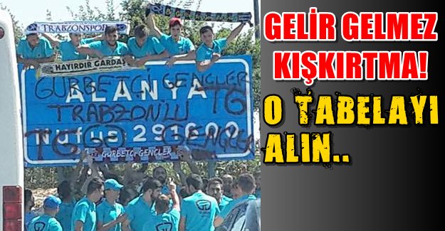 Alanya'da Trabzon'dan Kışkırtan Hareket