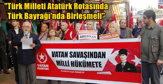 Vatan Partisinden Bayrak ve Atatürk Temalı Açıklama