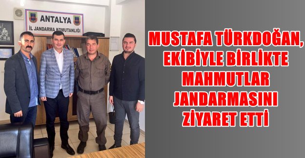 MHP'den Mahmutlar Jandarmasına Ziyaret