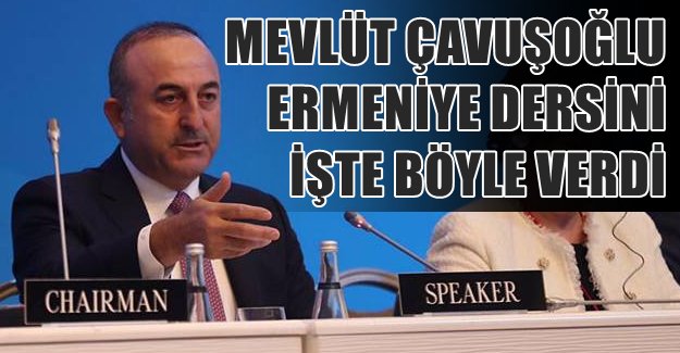 Çavuşoğlu, Ermeni Vekile Cevabını Verdi