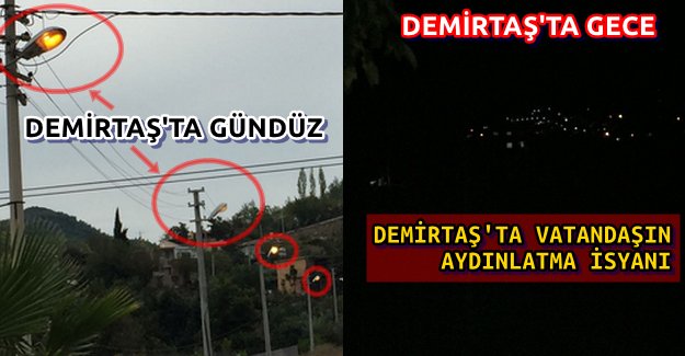 Alanya Demirtaş'ta Elektrik İsyanı