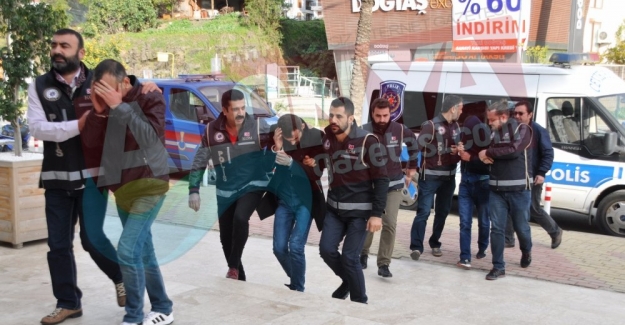Alanya'da Operasyonla Yakalanan 6 Zehir Taciri Tutuklandı
