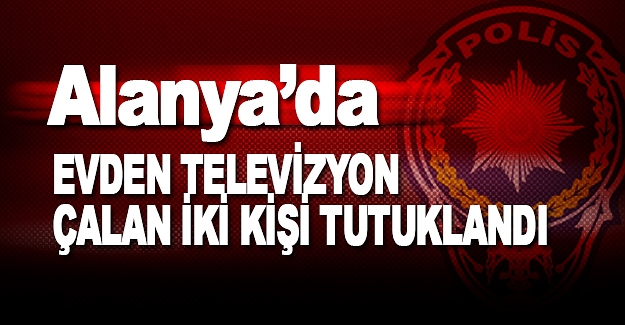 Evden Televizyon Çalan 2 kişi Tutuklandı