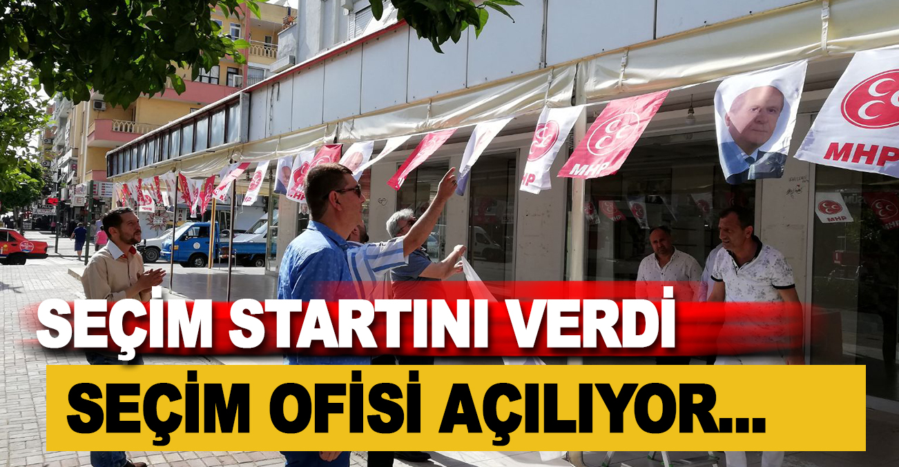 MHP Alanya İlçe Başkanı Mustafa TÜRKDOĞAN seçim startını verdi.