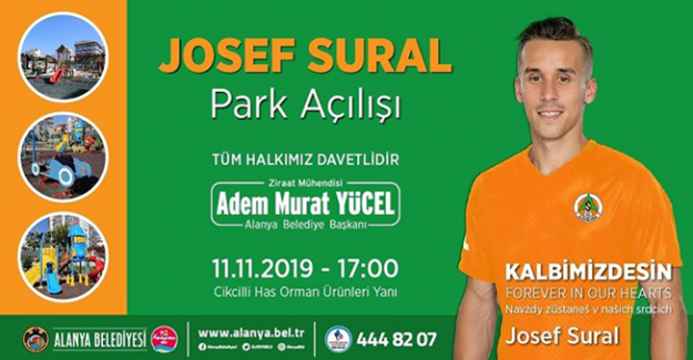 Josef Sural parkı açılıyor