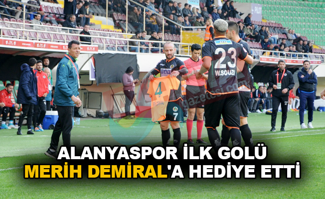 Alanyaspor ilk golü Merih Demiral'a hediye etti