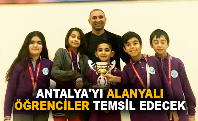 Antalya'yı Alanyalı öğrenciler temsil edecek
