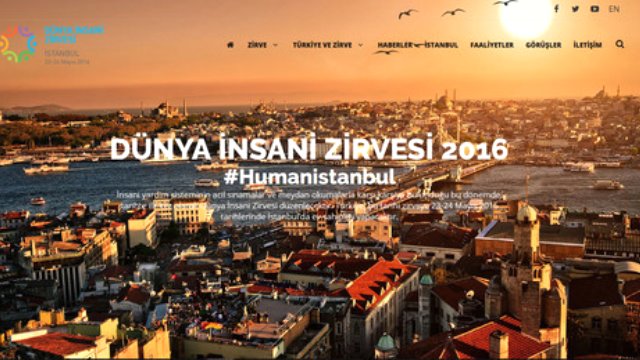 Mülteci Sığınağı Türkiye, İlk Kez Dünya İnsani Zirvesi'nin de Ev Sahibi