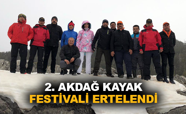 Akdağ Kayak Festivali ertelendi