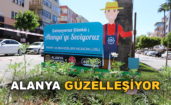 Alanya Atatürk caddesi güzelleşiyor