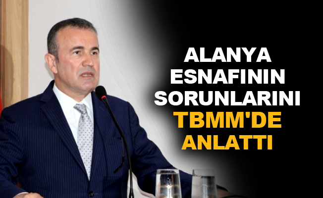 MHP'li Vekil Başkan, Alanya esnafının sorunlarını TBMM’de anlattı