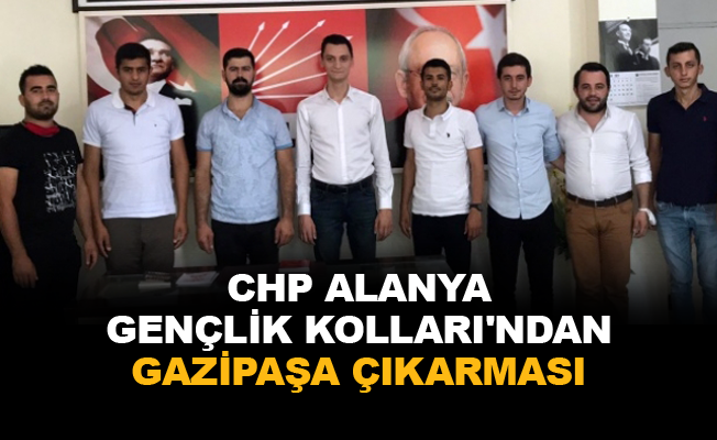 CHP Alanya Gençlik Kolları'ndan Gazipaşa çıkarması